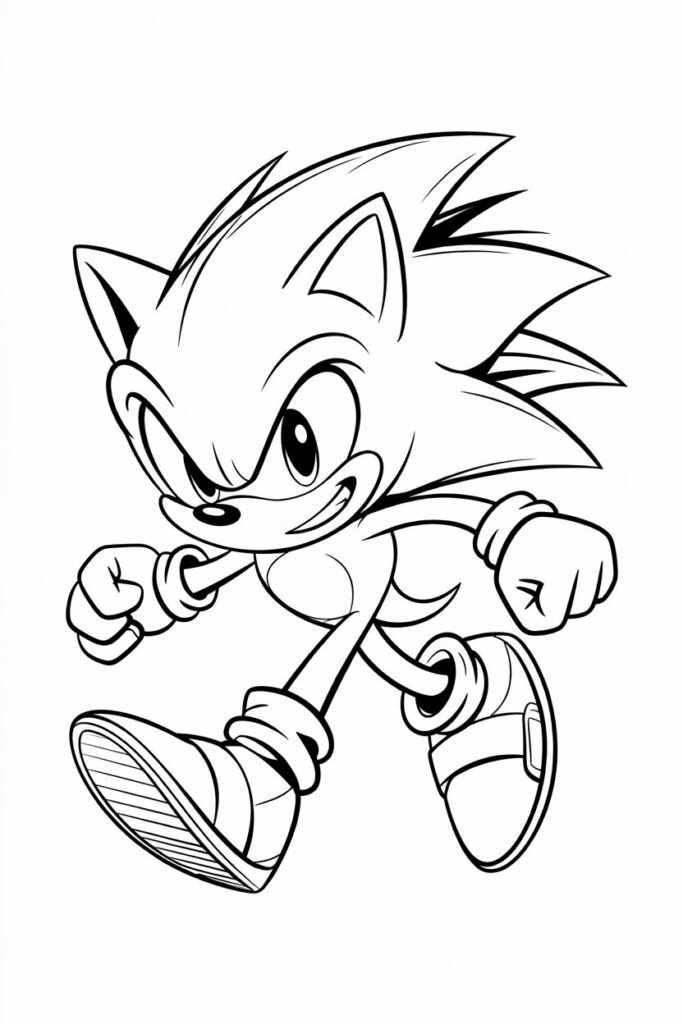 Disegno di Stitch che salta felice tra le bolle, perfetto da colorare.